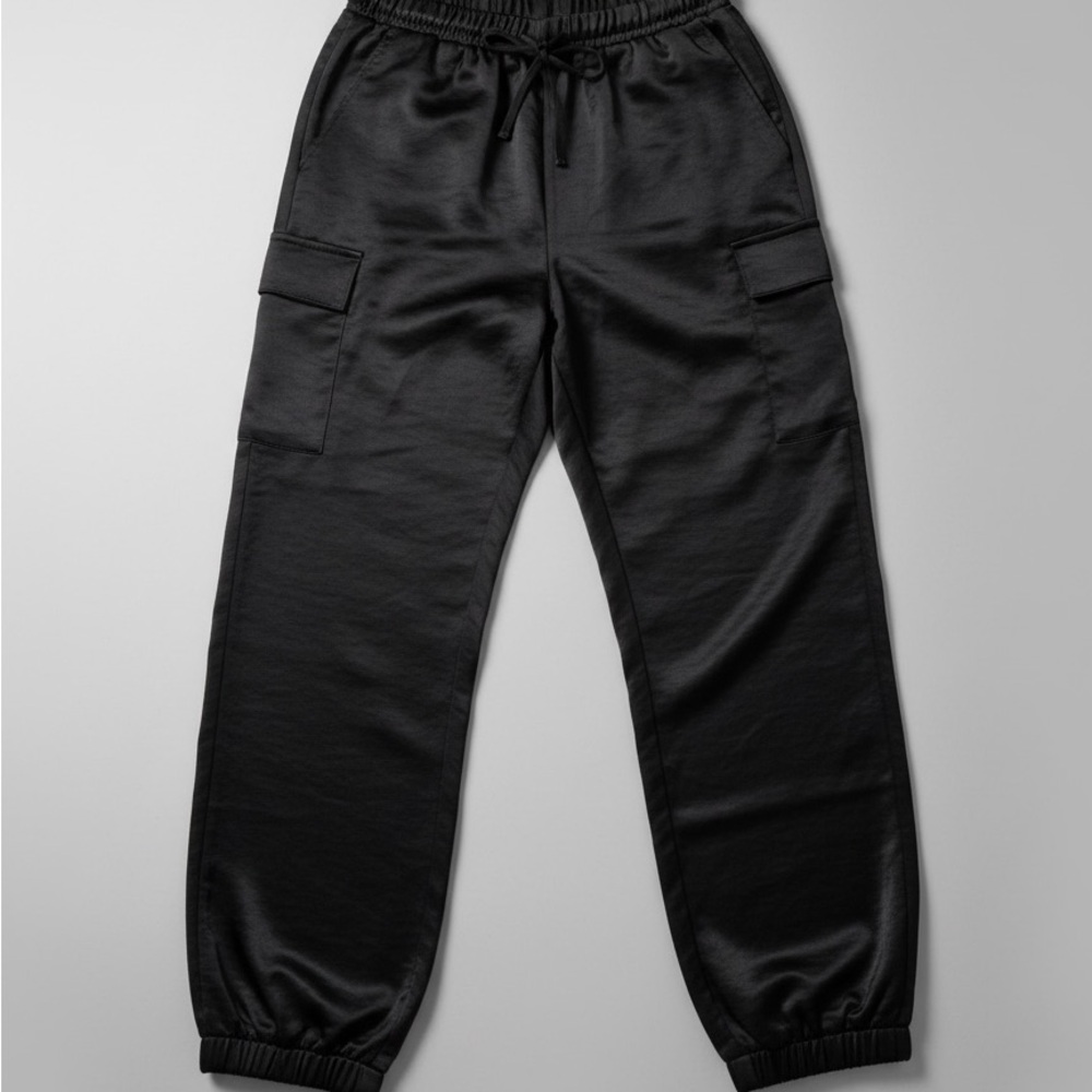 Self Esteem Kids Black Cargo Joggers